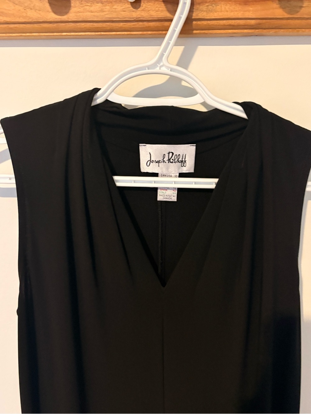 Joseph Ribkoff Black Dress- Classic Black - Picture 3 of 8